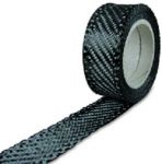  Carbon fabric tape 204 g/m², 50 mm, roll/ 5 m 
