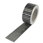 Carbon fibre tape 250 g/m² (unidirectional) 25 mm  roll/ 5 m.