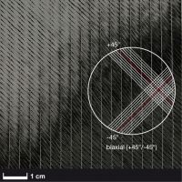 Carbon non-crimp fabric 200 g/m² (biaxial, 12k) 1 mq